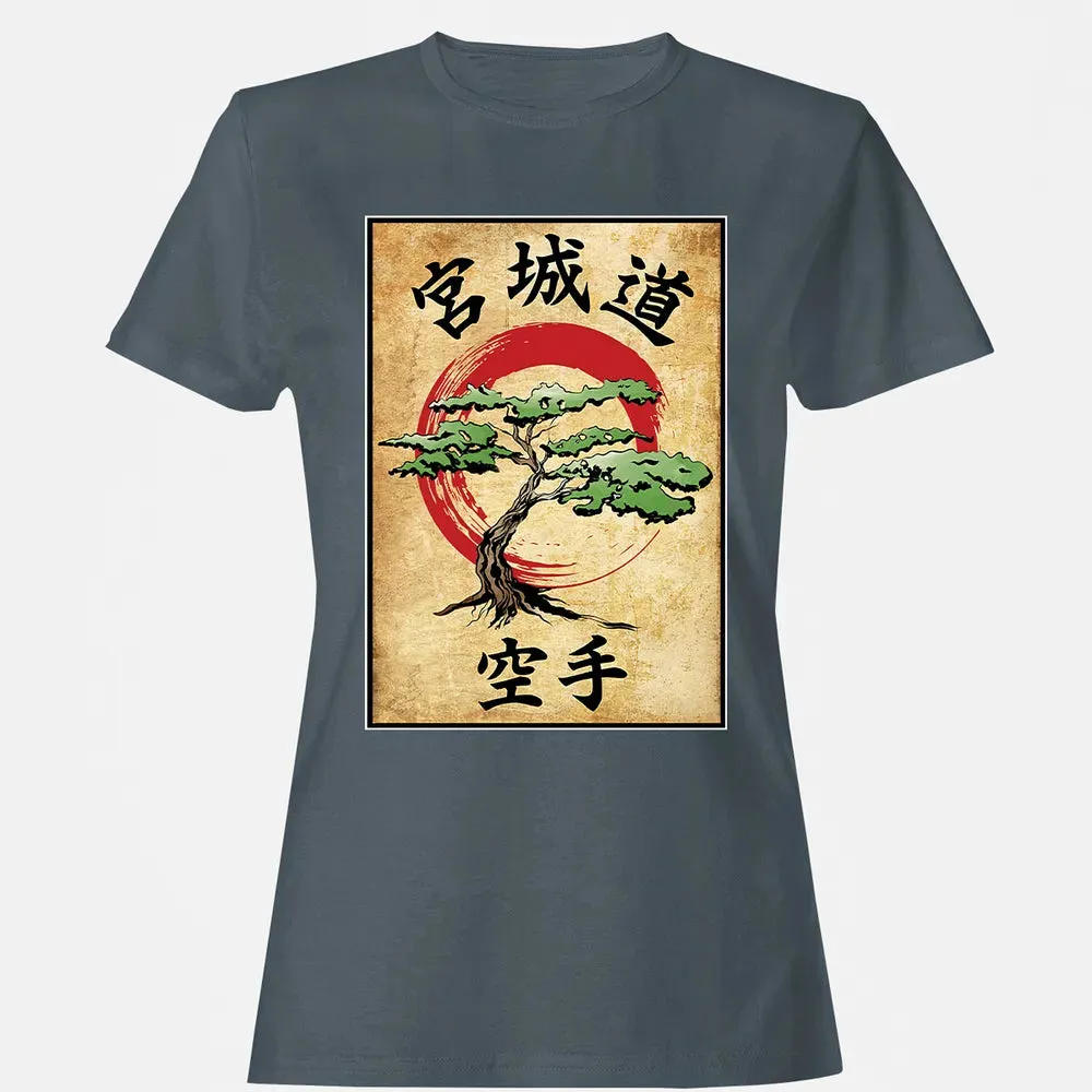 Miyagi Do Woodblock Women's T-shirt - 3
