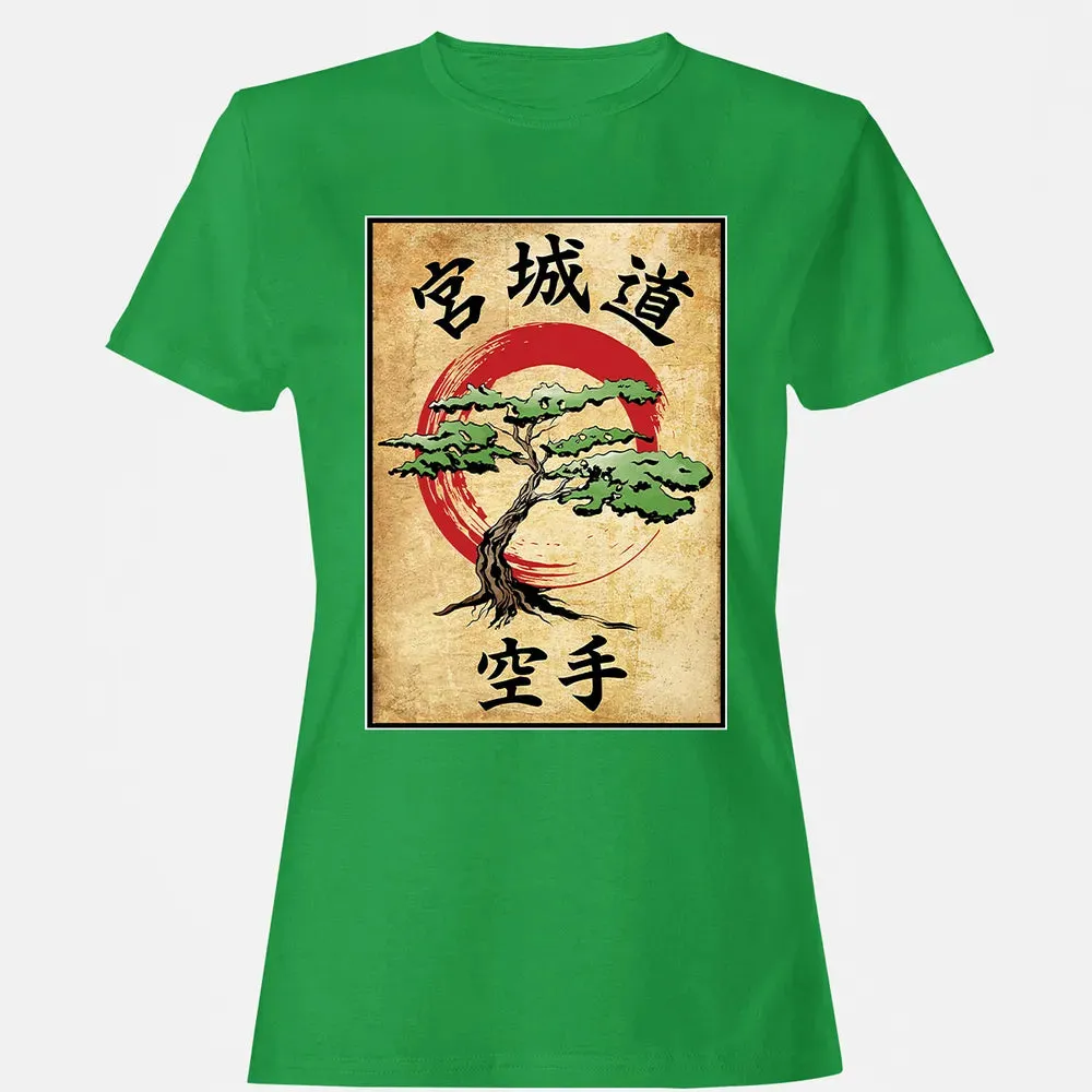Miyagi Do Woodblock Women's T-shirt - 7
