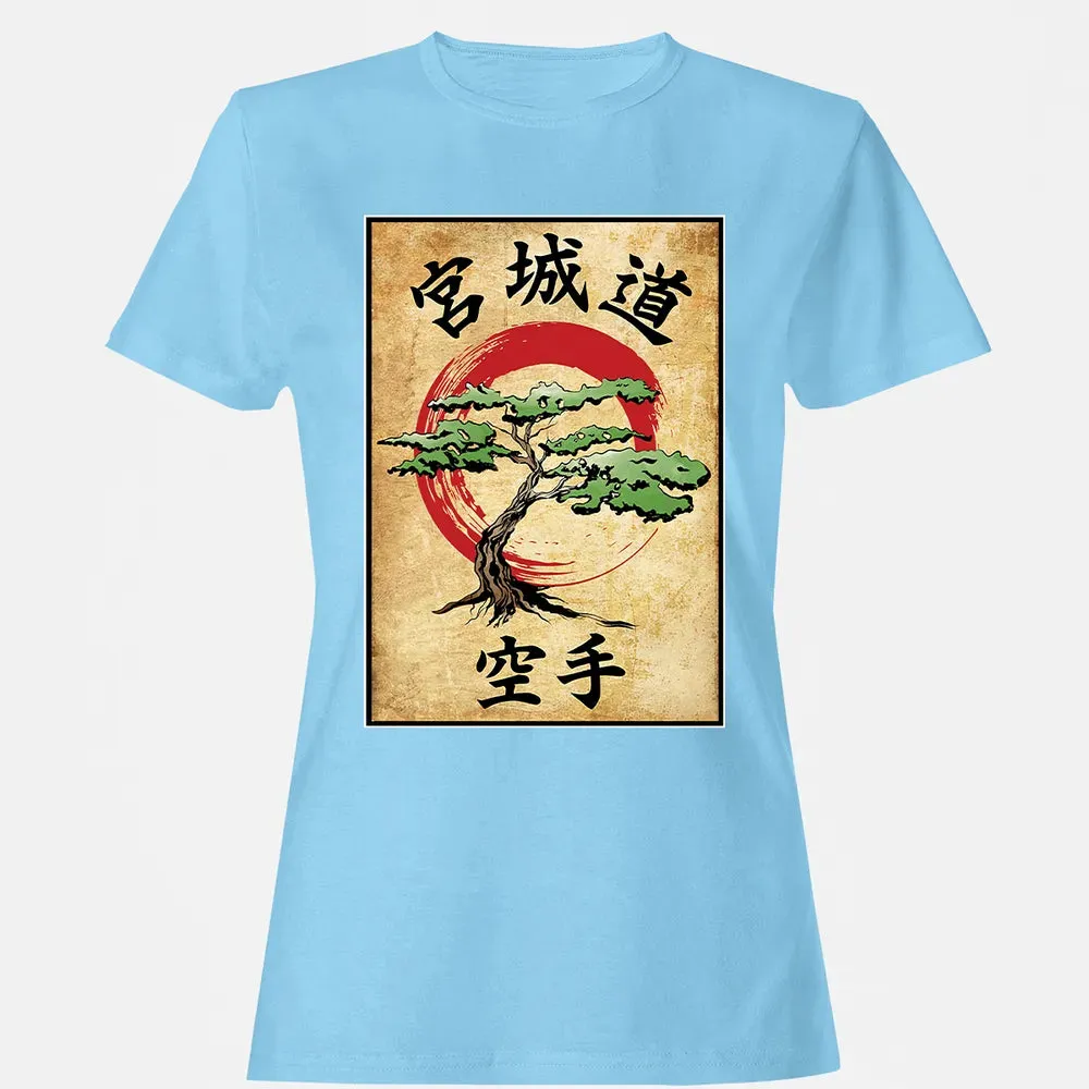 Miyagi Do Woodblock Women's T-shirt - 8
