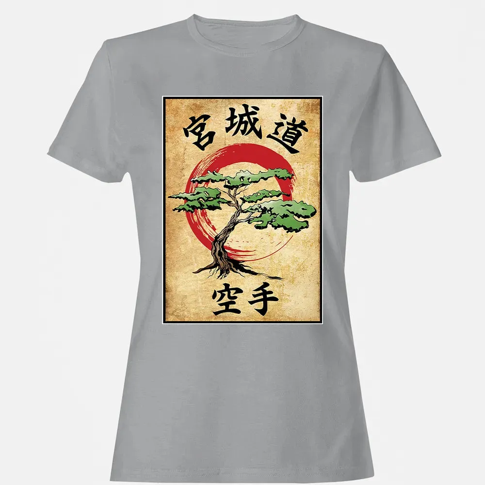 Miyagi Do Woodblock Women's T-shirt - 15