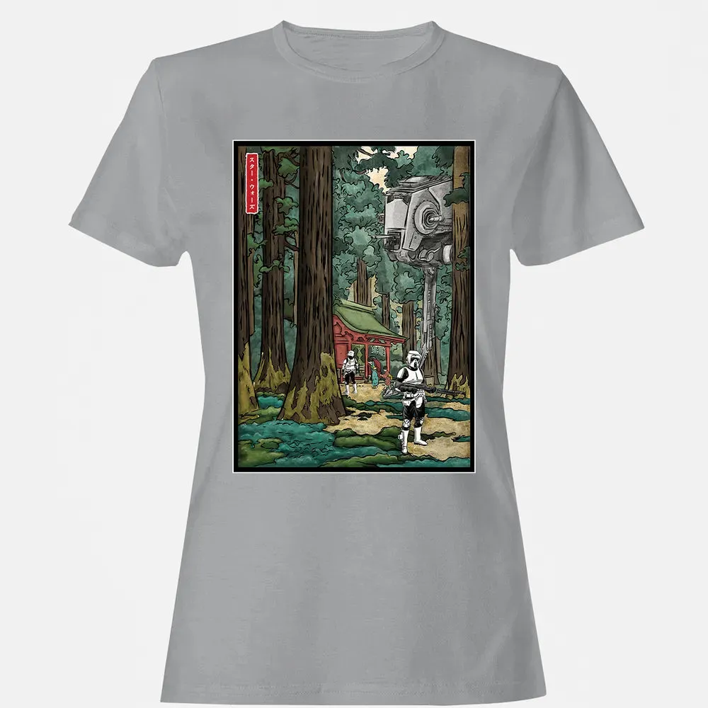 Galactic Empire in japanese forest Women's T-shirt - 15