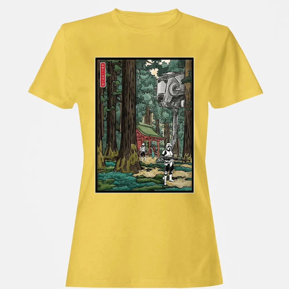 Galactic Empire in japanese forest Women's T-shirt - 4