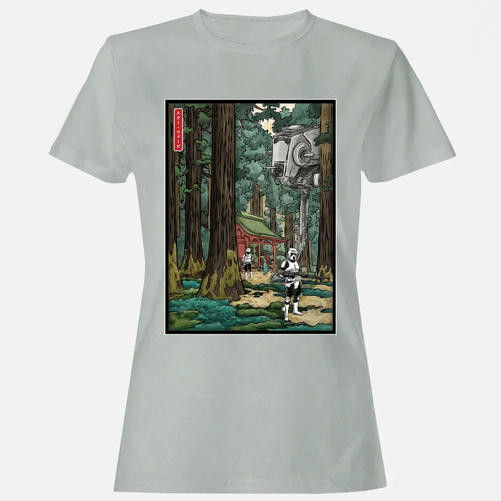 Galactic Empire in japanese forest Women's T-shirt - 2