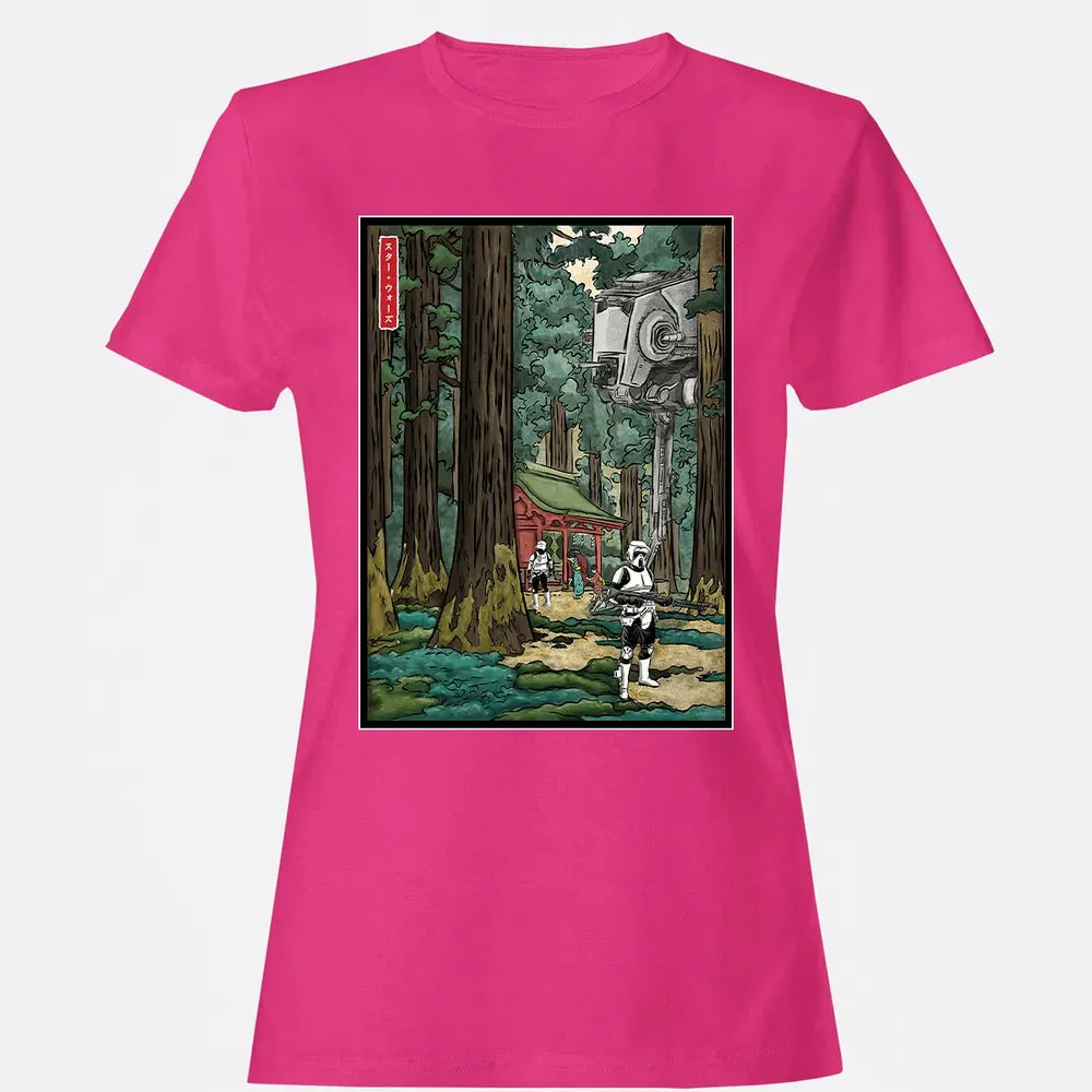 Galactic Empire in japanese forest Women's T-shirt - 6