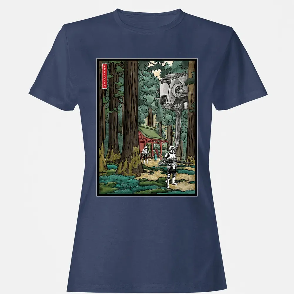 Galactic Empire in japanese forest Women's T-shirt - 10