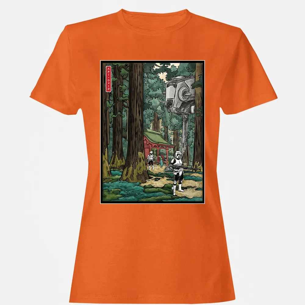 Galactic Empire in japanese forest Women's T-shirt - 11