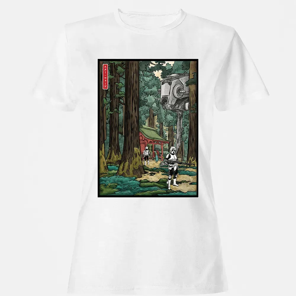 Galactic Empire in japanese forest Women's T-shirt - 16