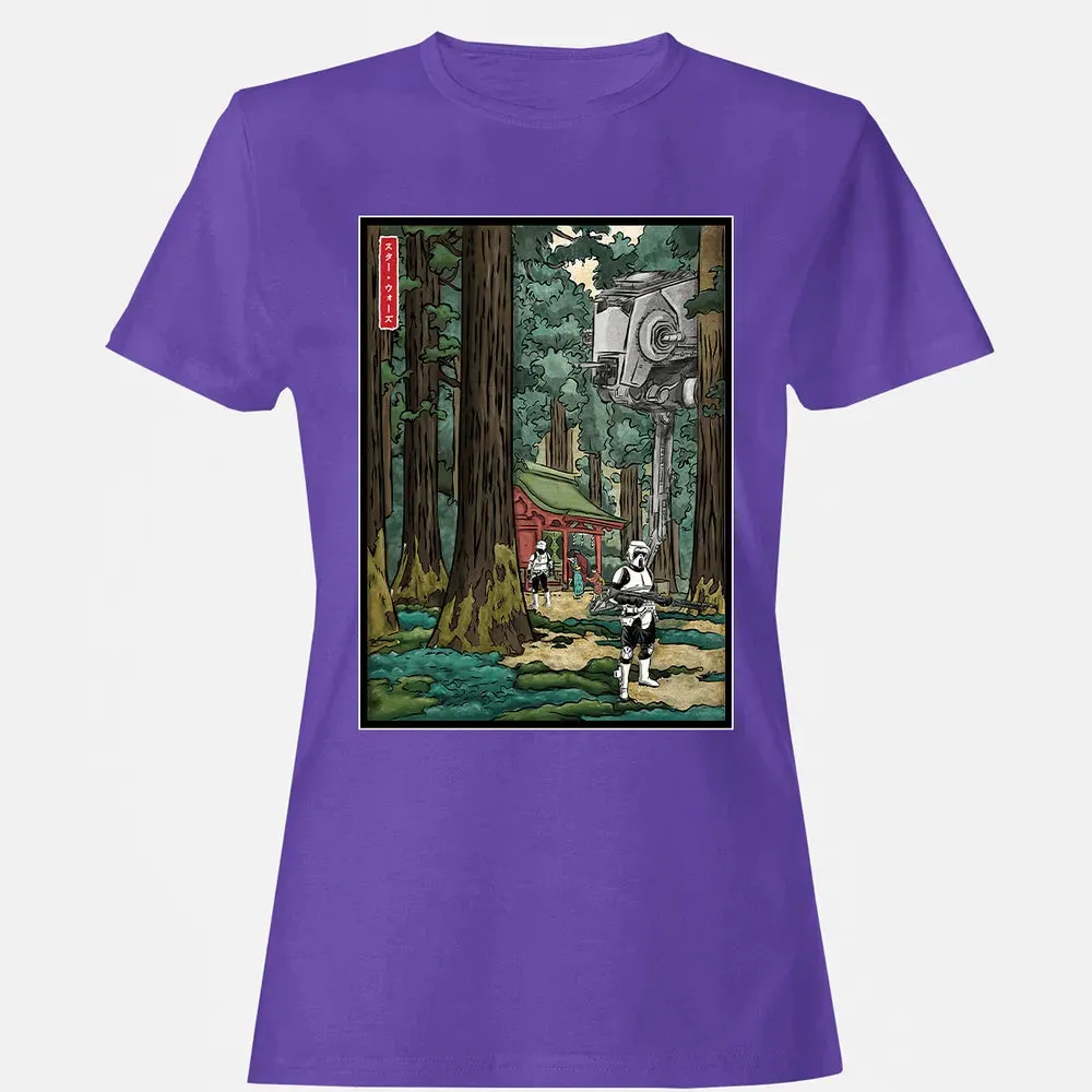 Galactic Empire in japanese forest Women's T-shirt - 12