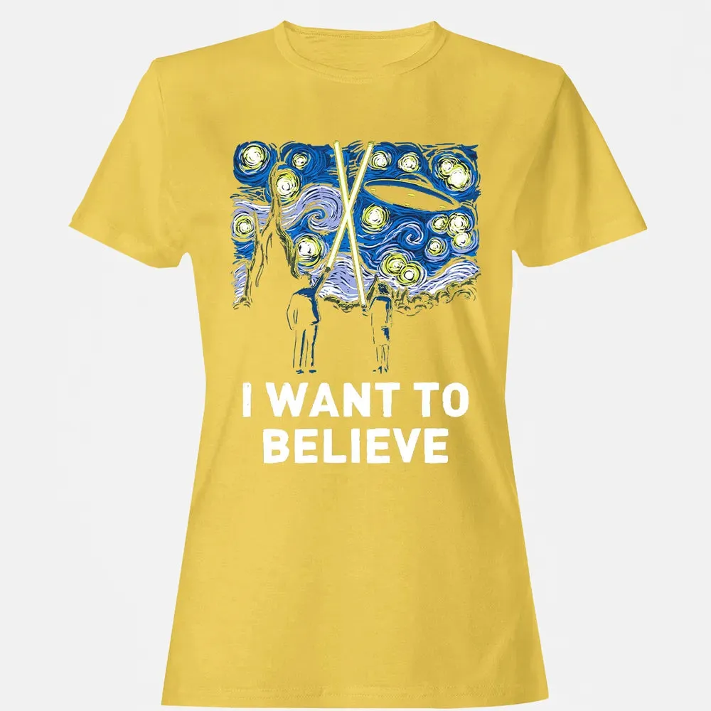 I Want To Believe Women's T-shirt - 4