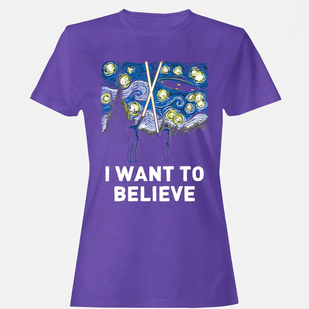 I Want To Believe Women's T-shirt - 12