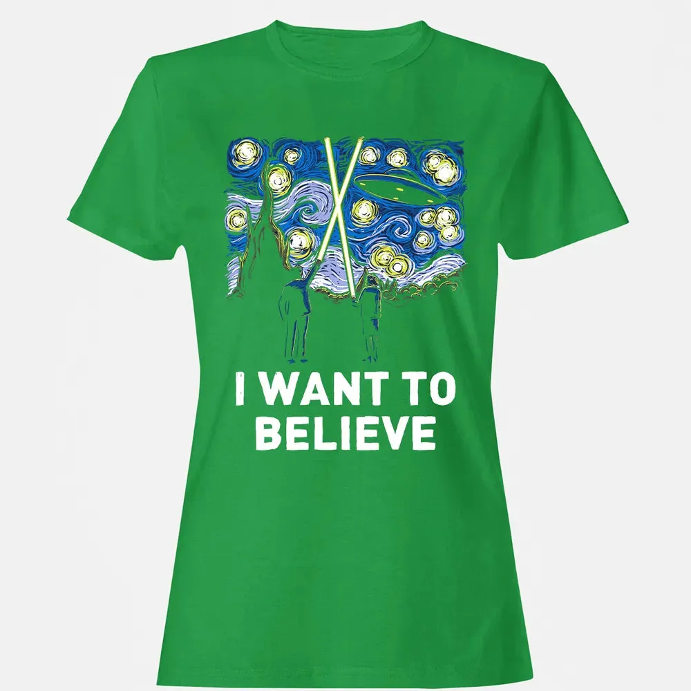 I Want To Believe Women's T-shirt - 7