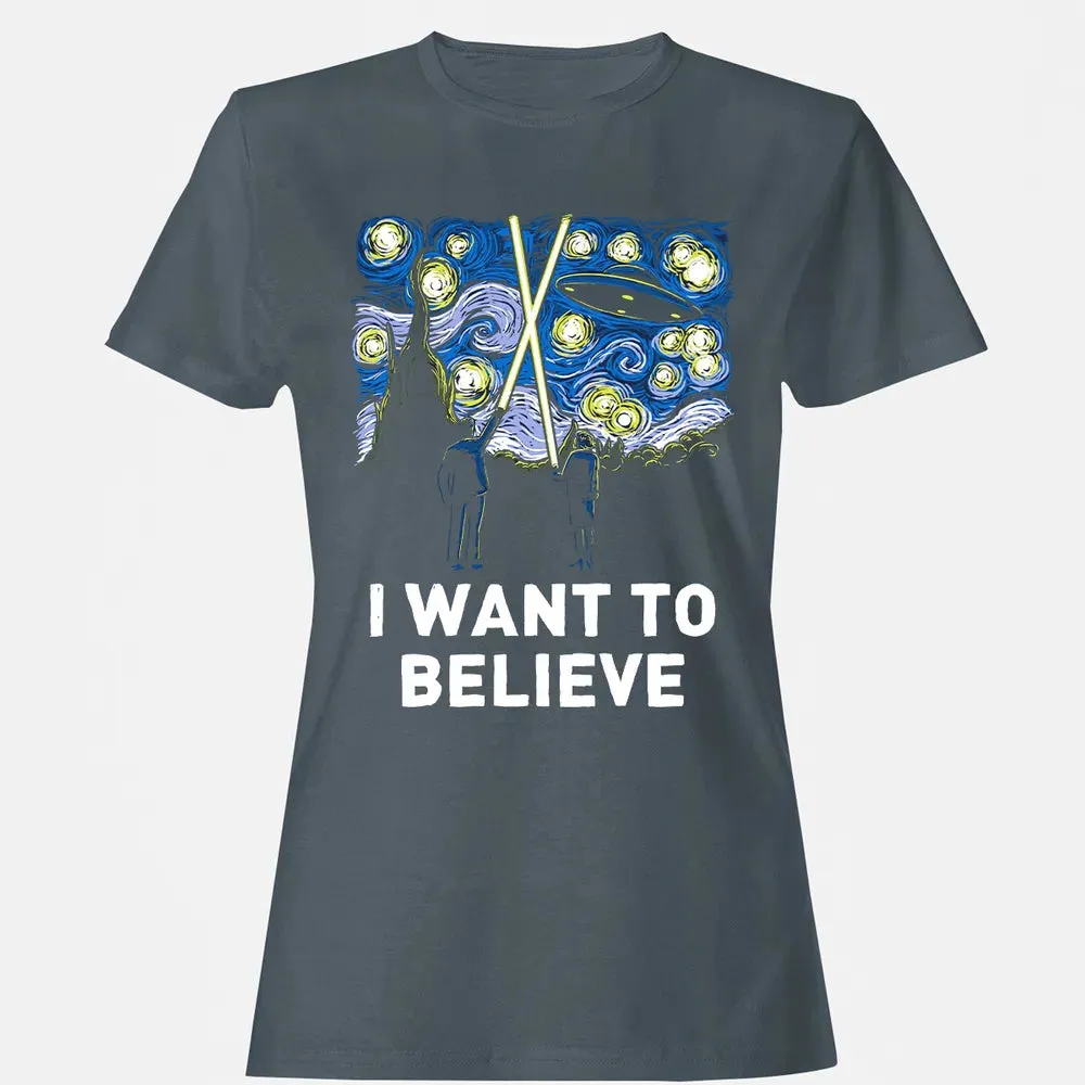 I Want To Believe Women's T-shirt - 3