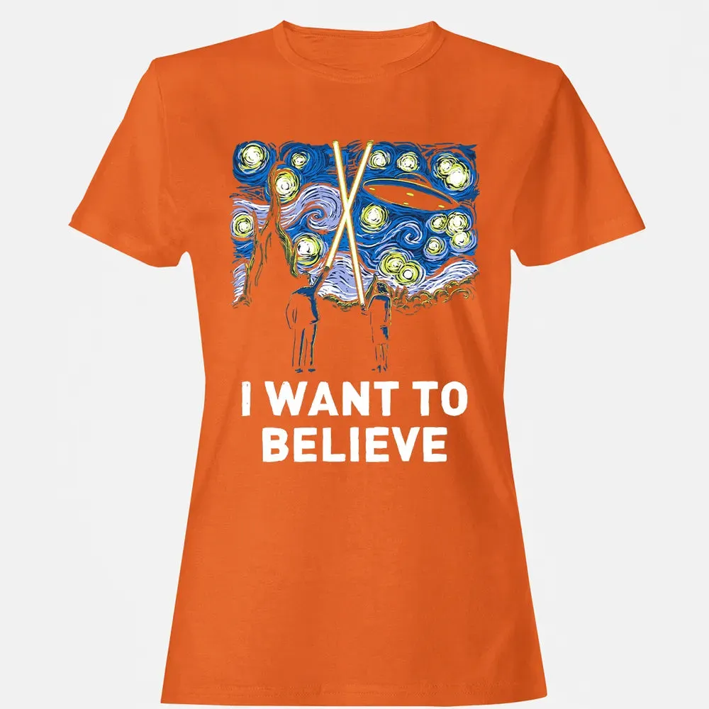 I Want To Believe Women's T-shirt - 11
