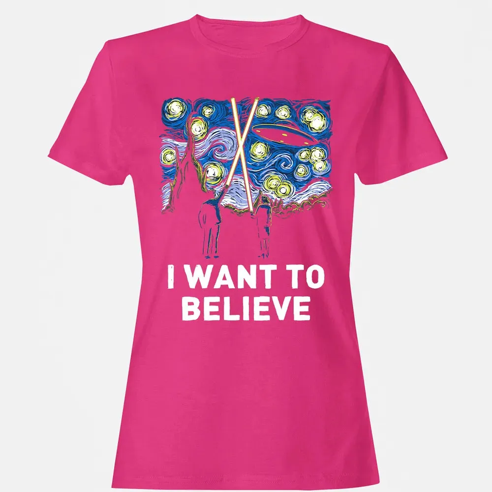 I Want To Believe Women's T-shirt - 6