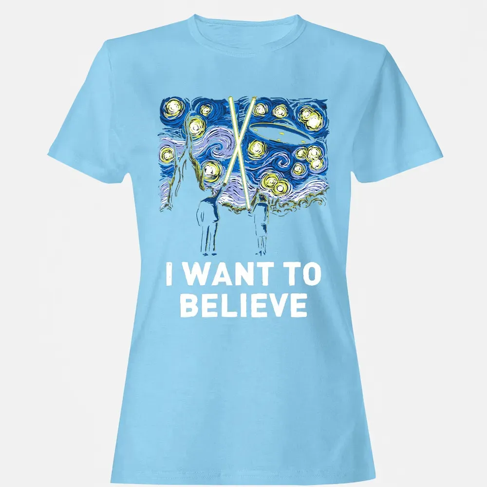 I Want To Believe Women's T-shirt - 8