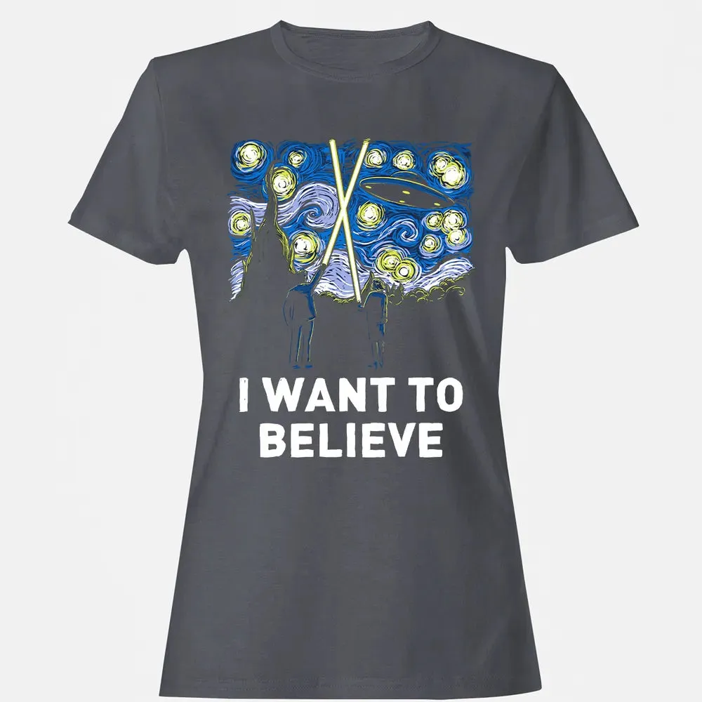 I Want To Believe Women's T-shirt - 5