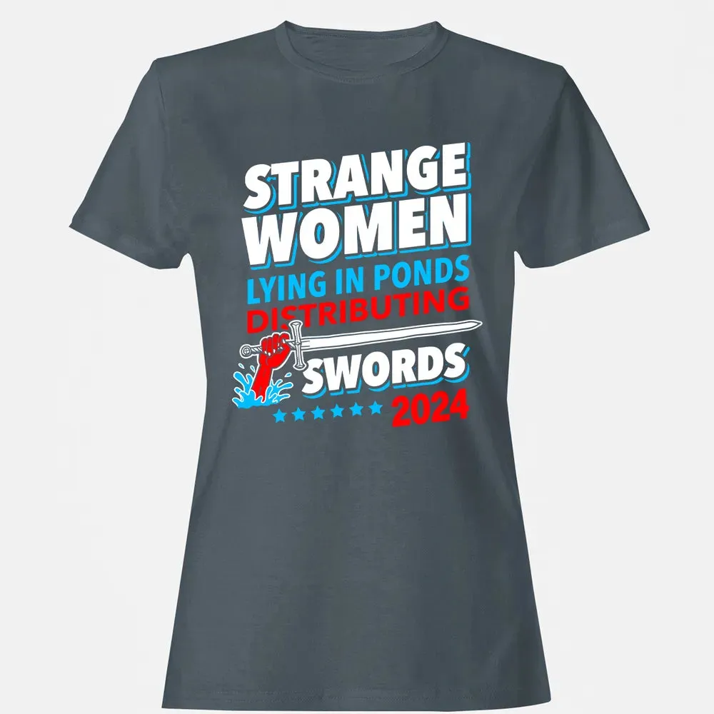 Strange women lying in ponds distributing swords 2024 Women's T-shirt - 3