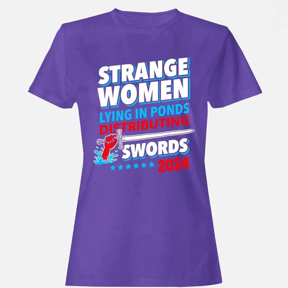 Strange women lying in ponds distributing swords 2024 Women's T-shirt - 12