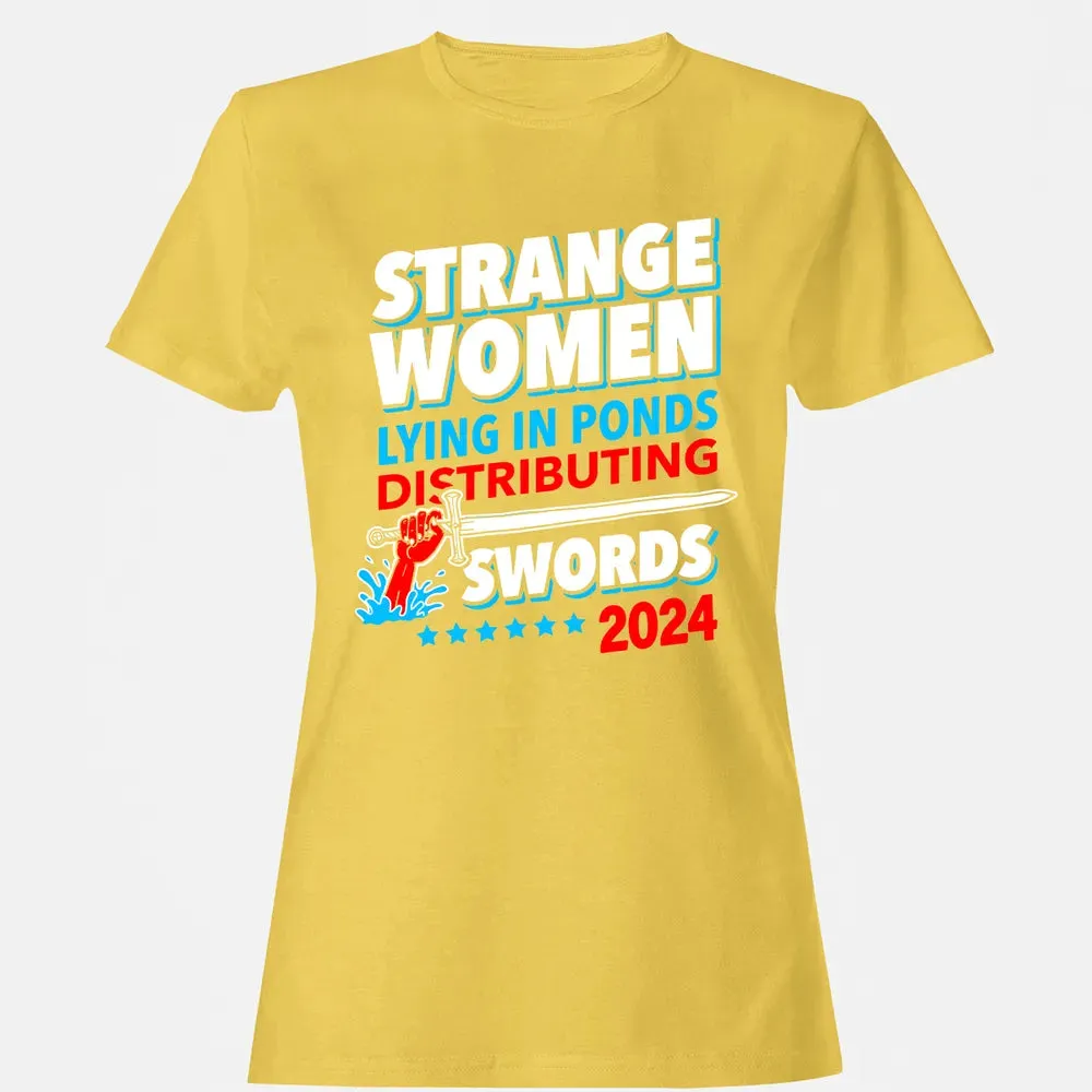 Strange women lying in ponds distributing swords 2024 Women's T-shirt - 4