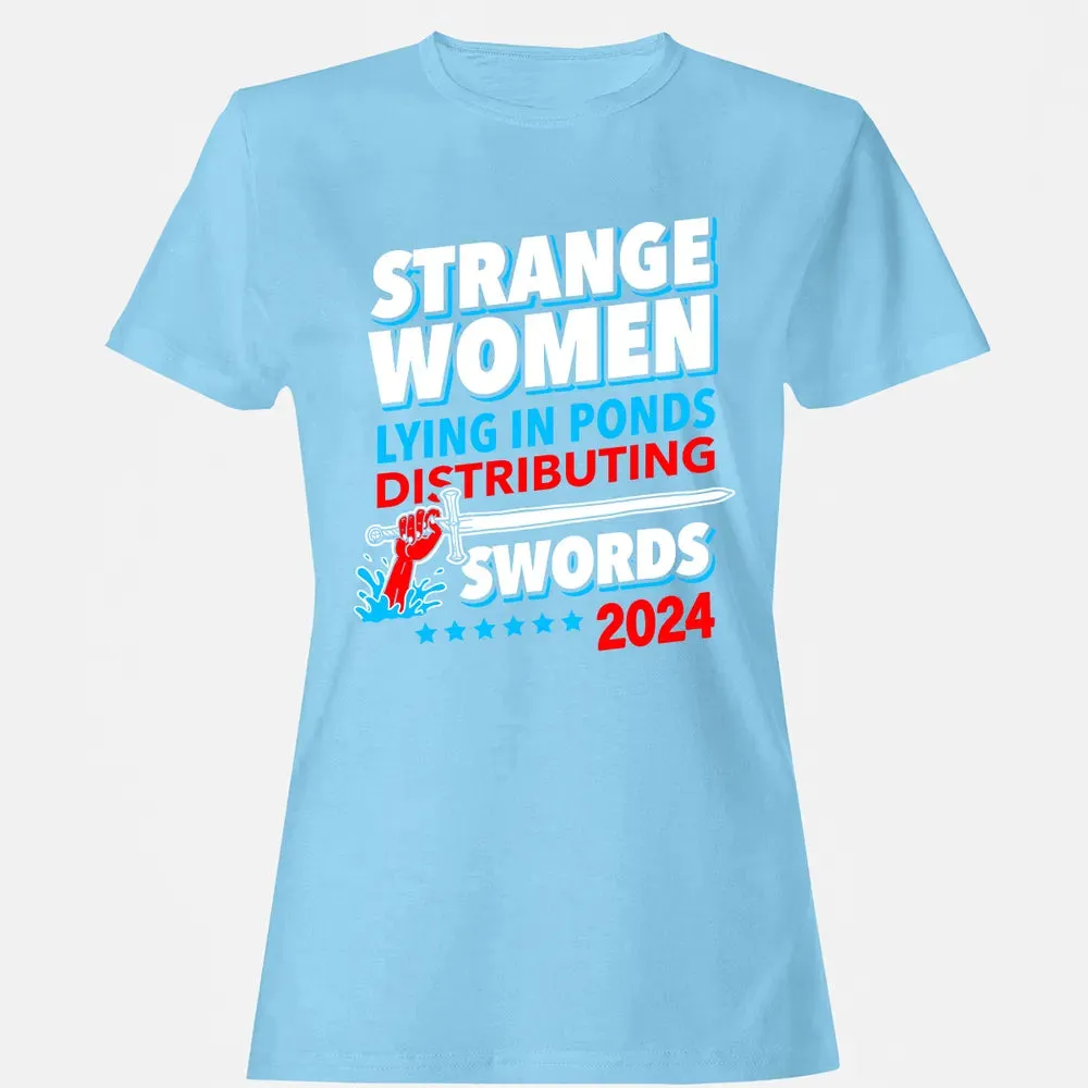 Strange women lying in ponds distributing swords 2024 Women's T-shirt - 8