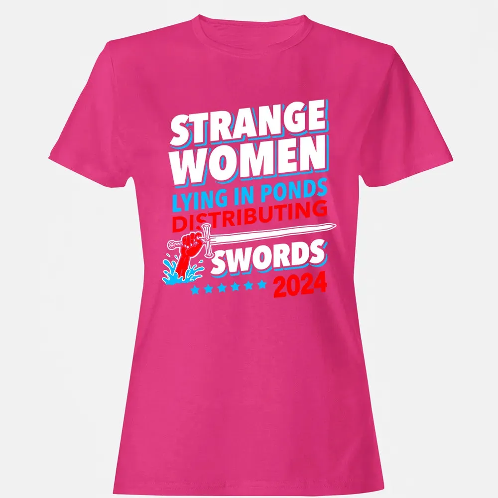 Strange women lying in ponds distributing swords 2024 Women's T-shirt - 6