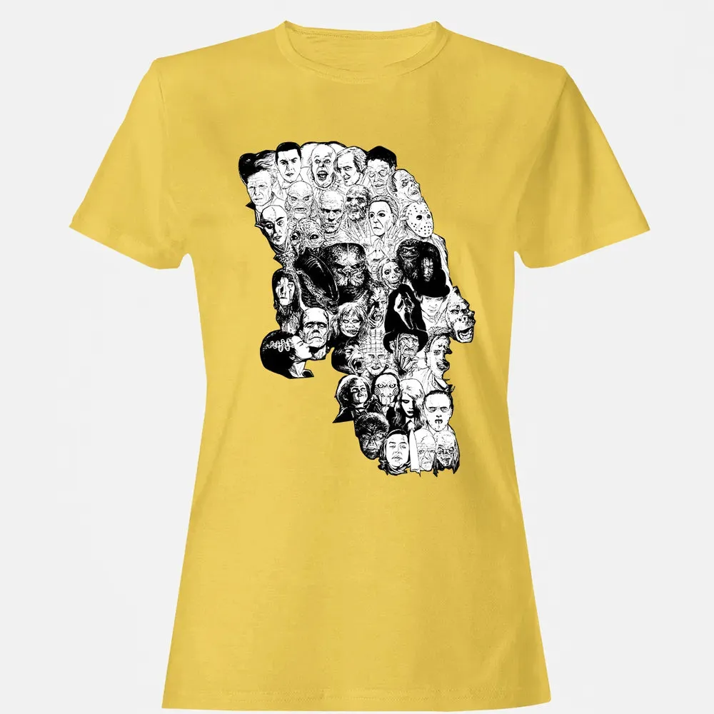 Horror Skull Women's T-shirt - 4