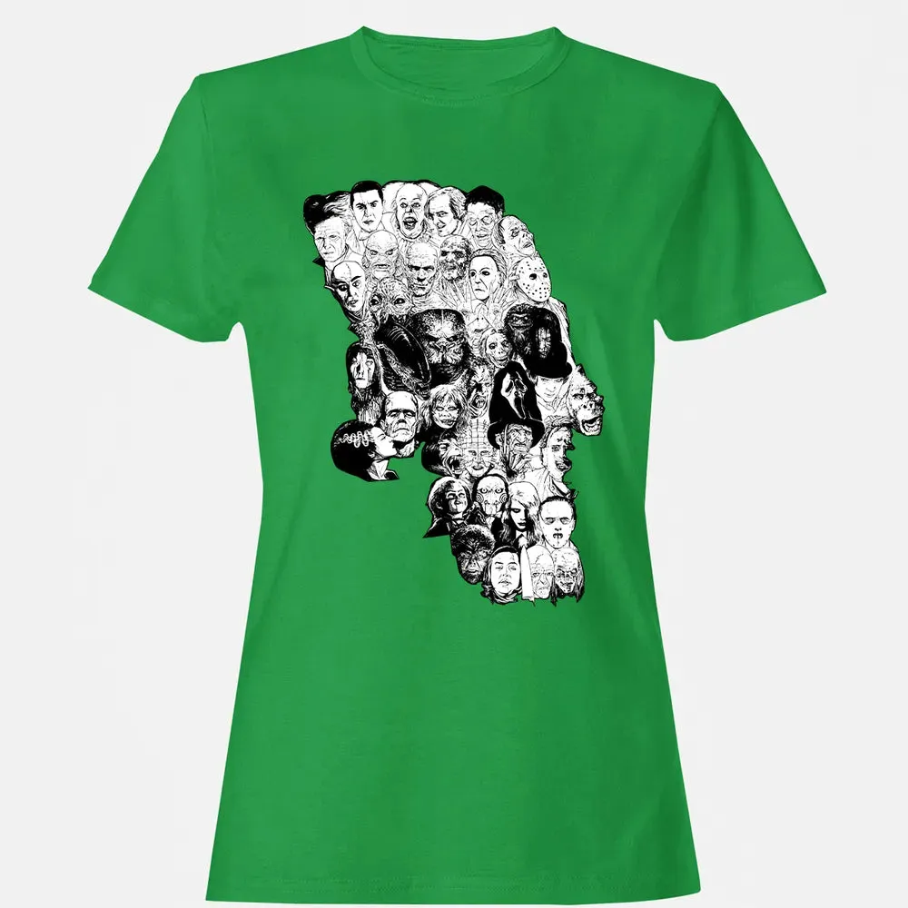 Horror Skull Women's T-shirt - 7
