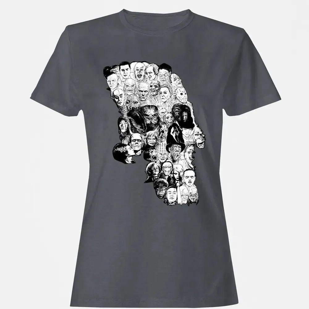 Horror Skull Women's T-shirt - 5