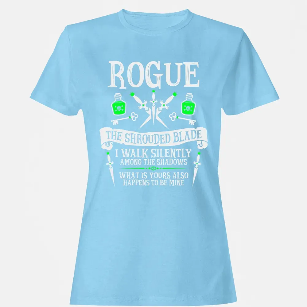 ROGUE, THE SHROUDED BLADE (White Text) Women's T-shirt - 8