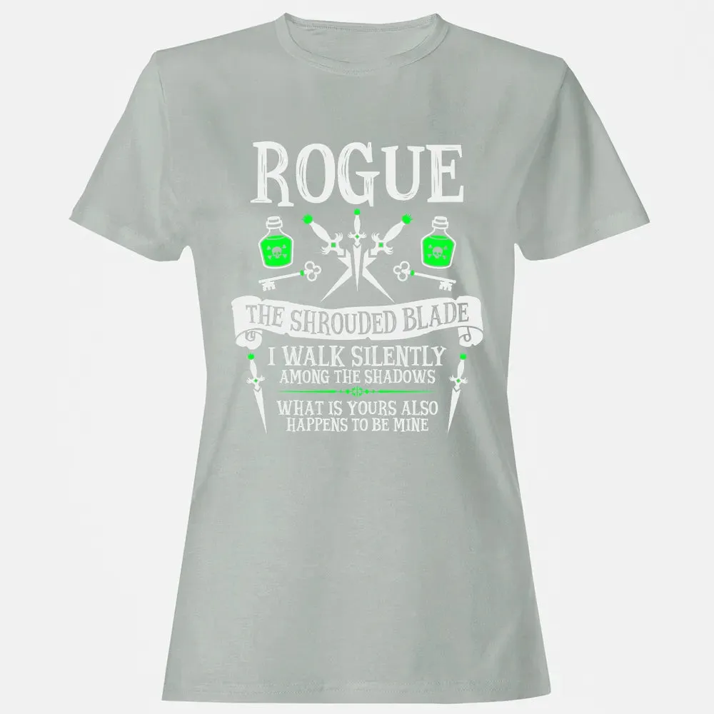 ROGUE, THE SHROUDED BLADE (White Text) Women's T-shirt - 2