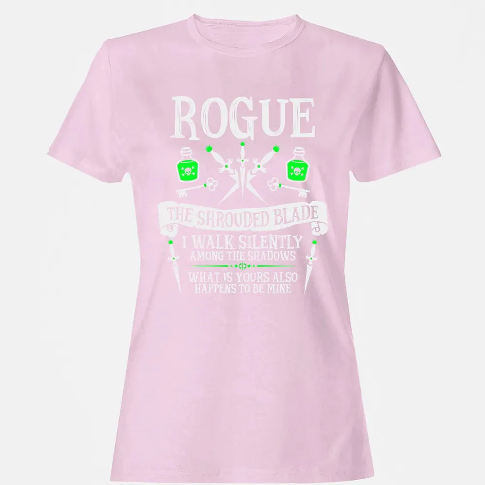 ROGUE, THE SHROUDED BLADE (White Text) Women's T-shirt - 9