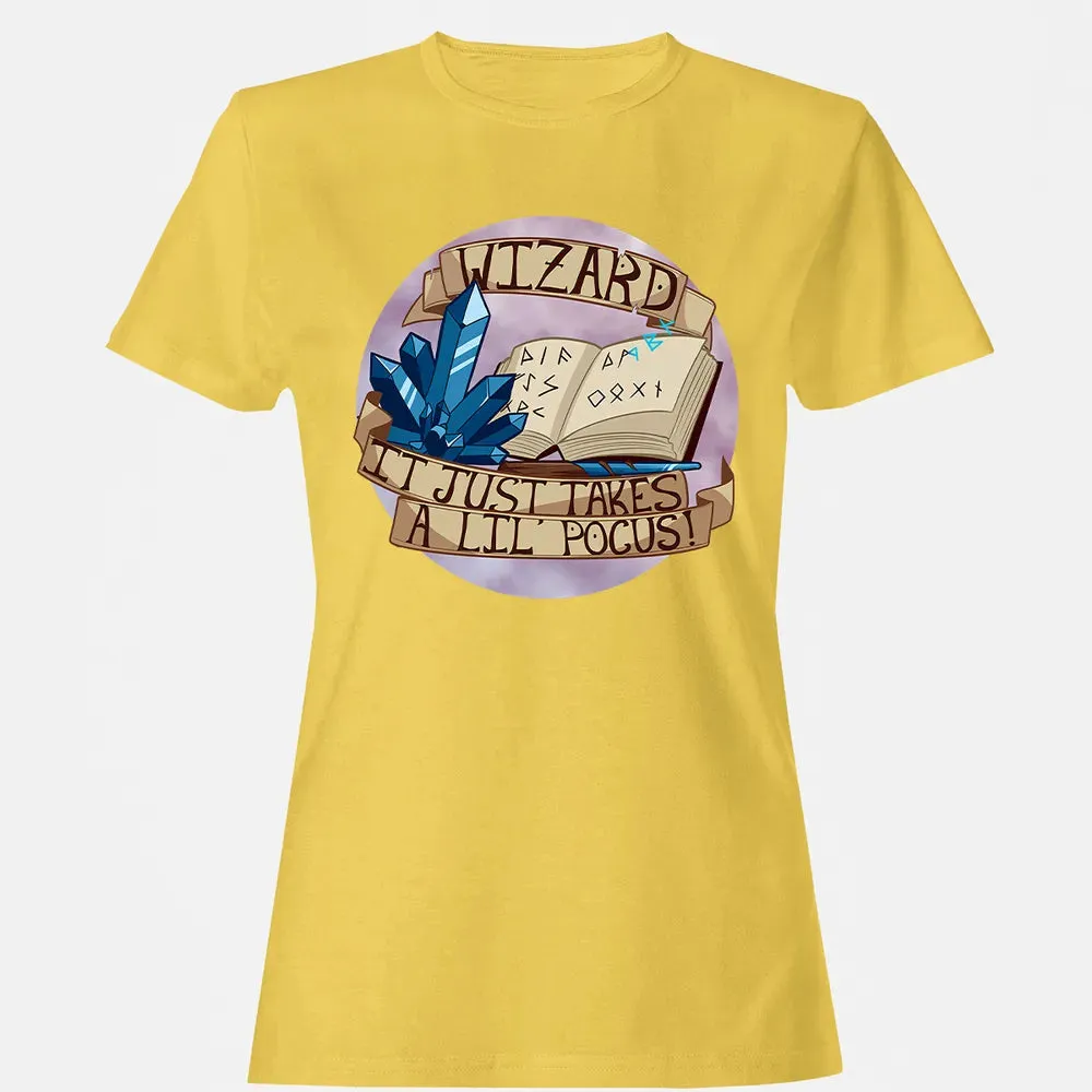 Wizard   It Just Takes a Lil Pocus Women's T-shirt - 4