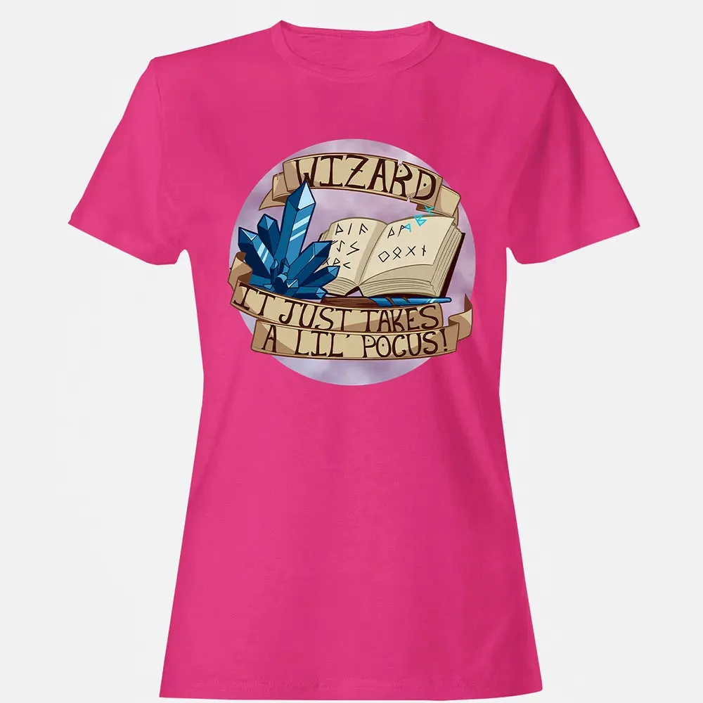 Wizard   It Just Takes a Lil Pocus Women's T-shirt - 6