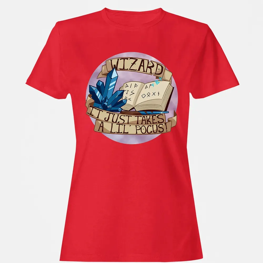 Wizard   It Just Takes a Lil Pocus Women's T-shirt - 13