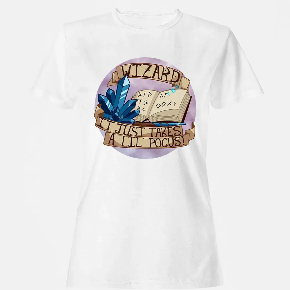 Wizard   It Just Takes a Lil Pocus Women's T-shirt - 16