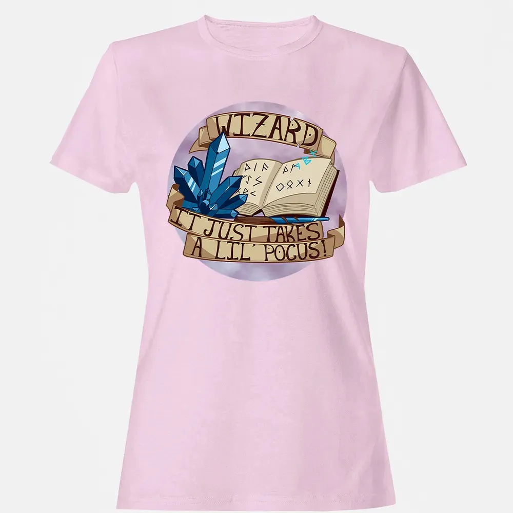 Wizard   It Just Takes a Lil Pocus Women's T-shirt - 9