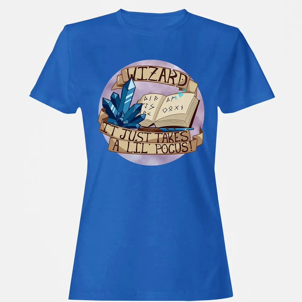 Wizard   It Just Takes a Lil Pocus Women's T-shirt - 14