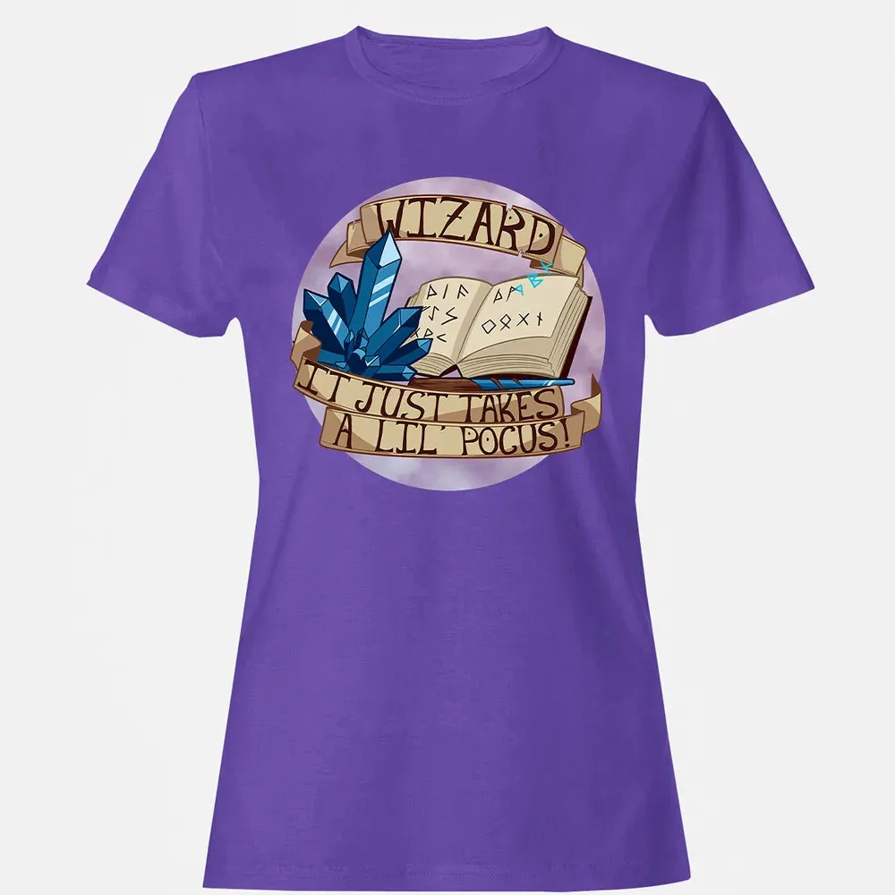 Wizard   It Just Takes a Lil Pocus Women's T-shirt - 12