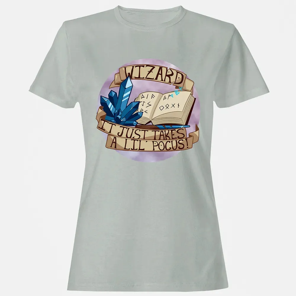 Wizard   It Just Takes a Lil Pocus Women's T-shirt - 2