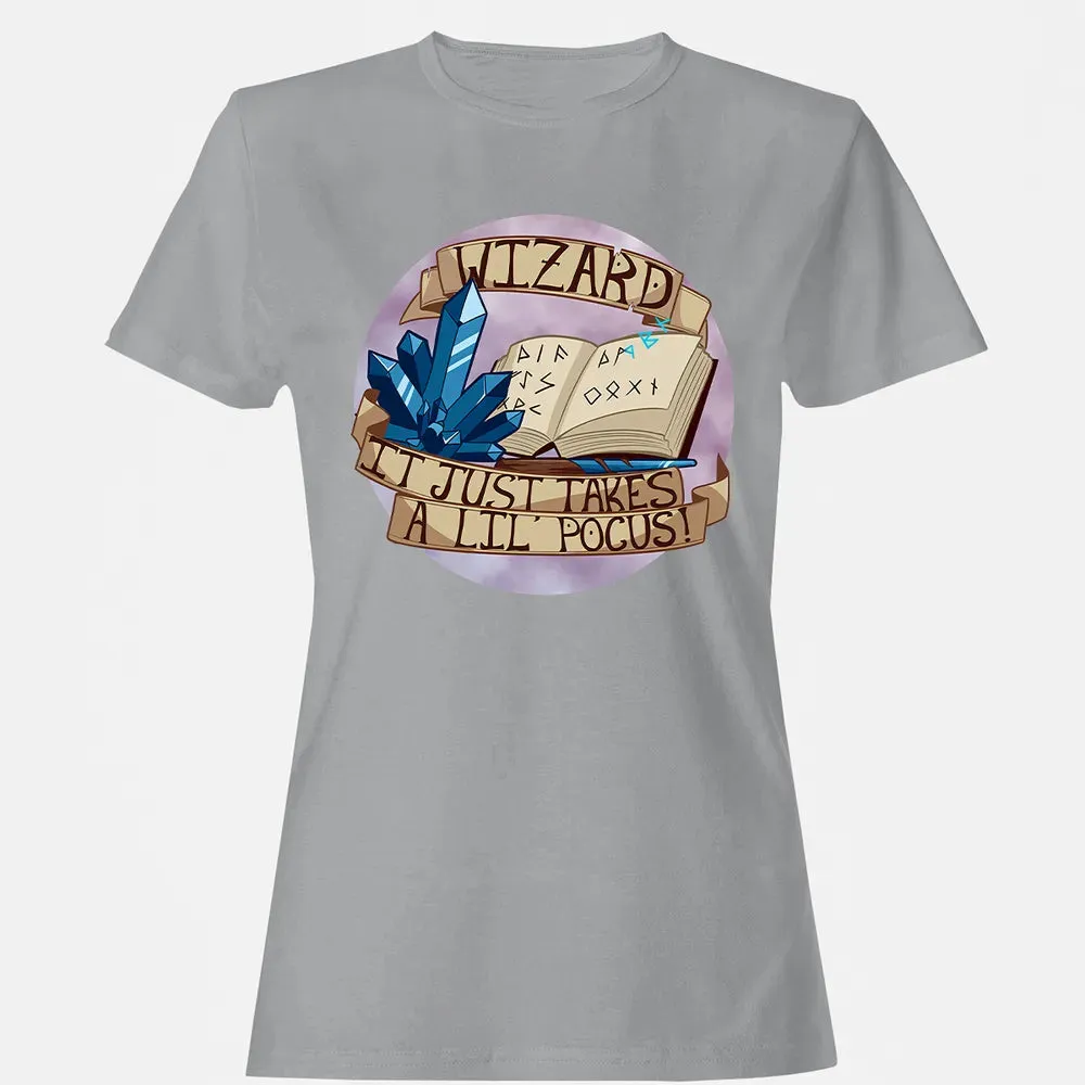 Wizard   It Just Takes a Lil Pocus Women's T-shirt - 15