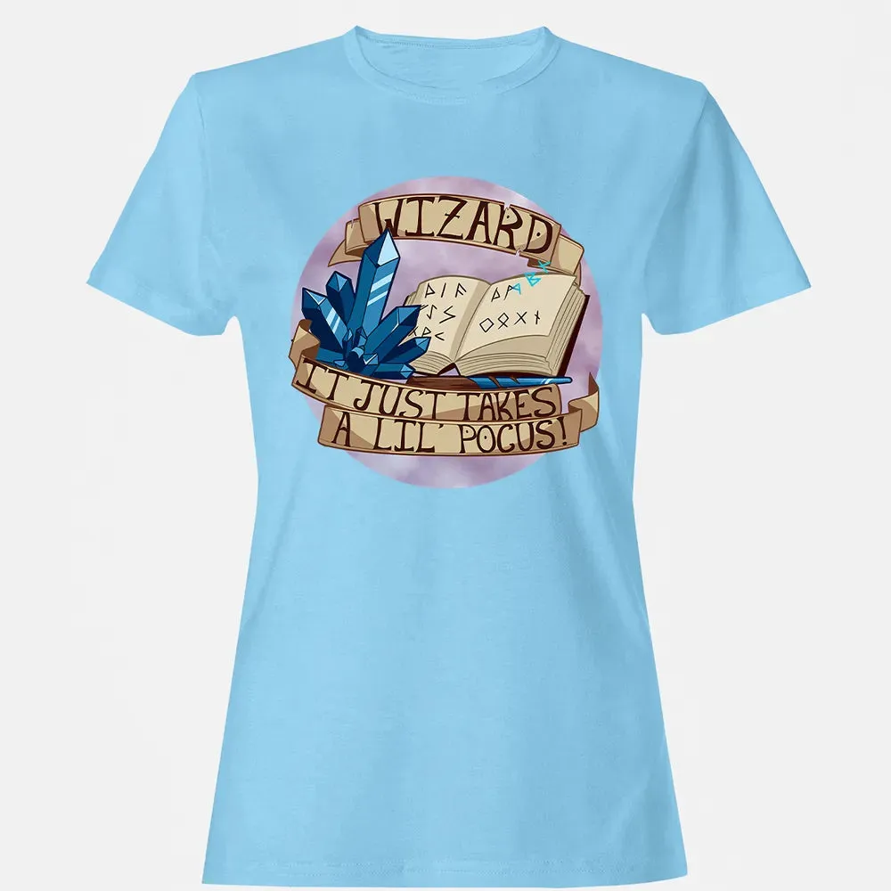 Wizard   It Just Takes a Lil Pocus Women's T-shirt - 8