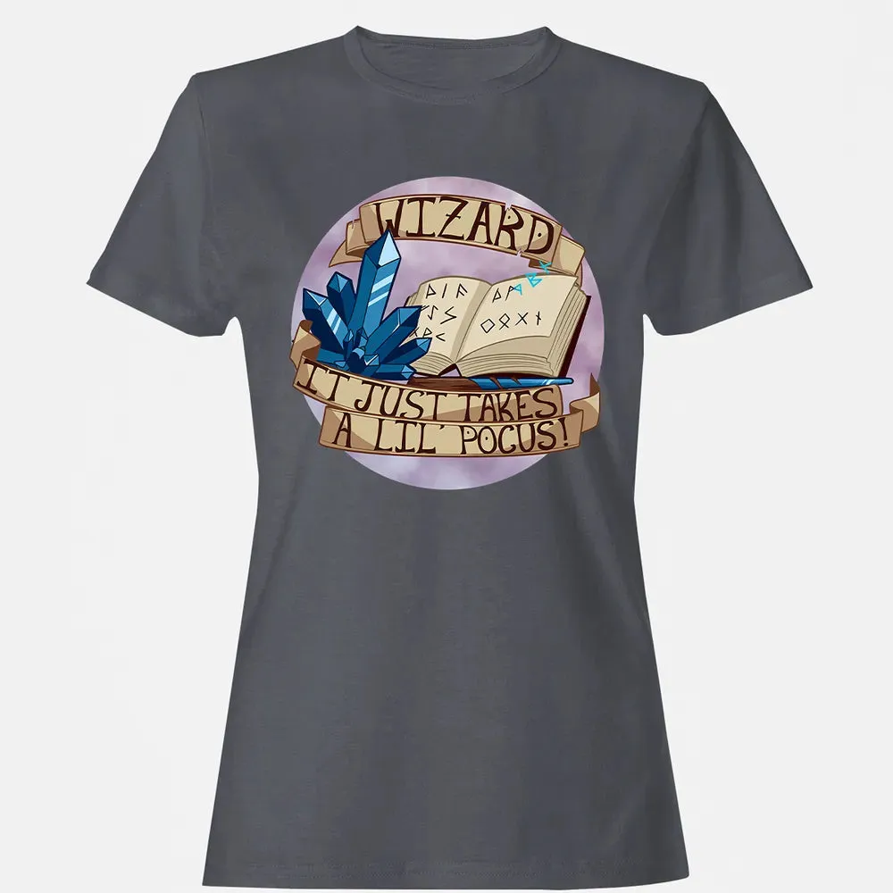 Wizard   It Just Takes a Lil Pocus Women's T-shirt - 5