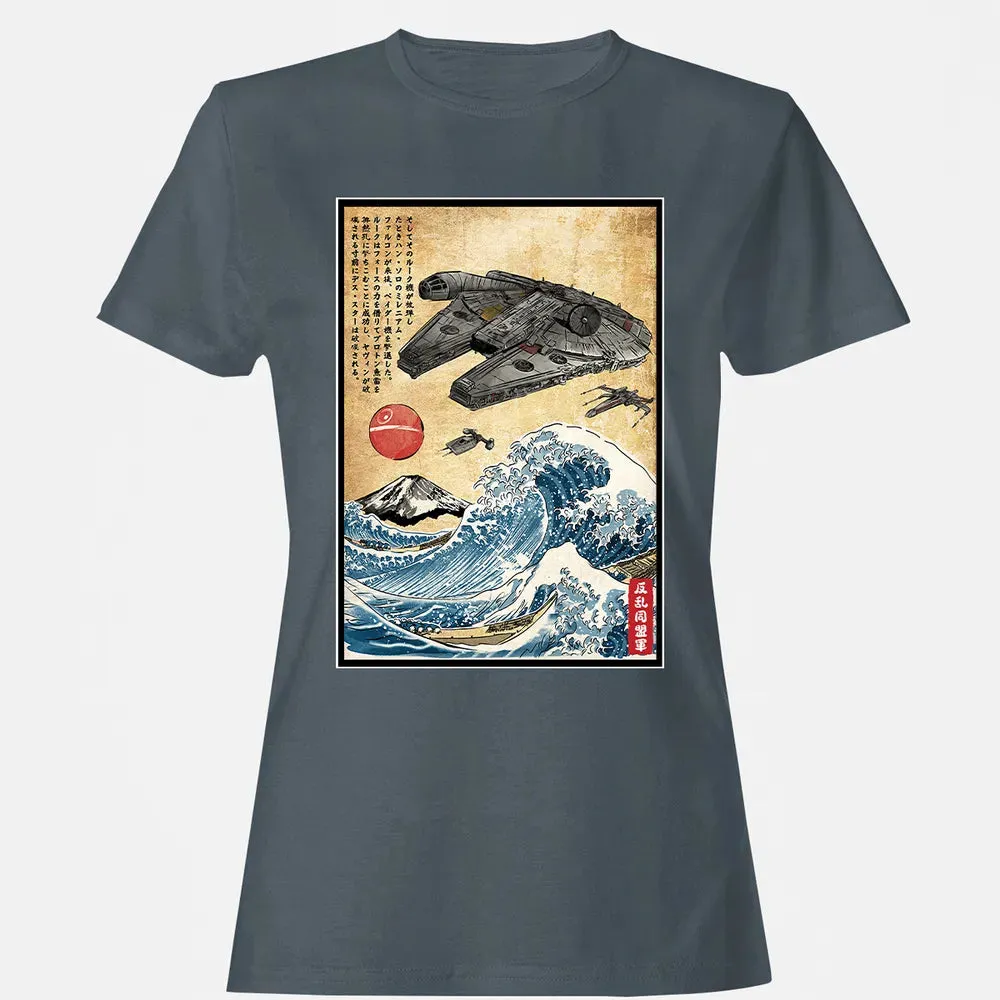 Rebels in Japan woodblock Women's T-shirt - 3
