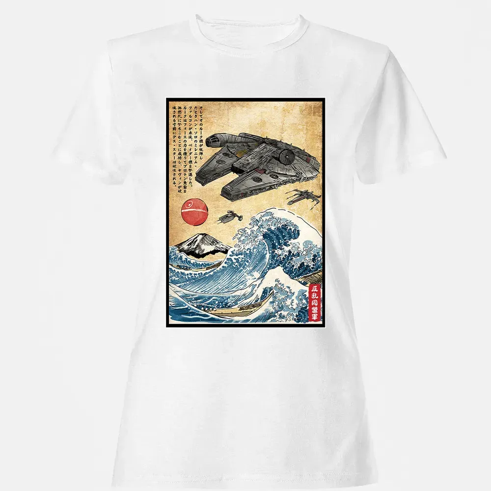 Rebels in Japan woodblock Women's T-shirt - 16