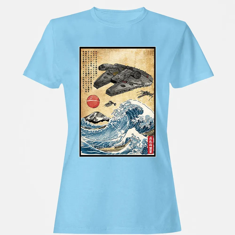 Rebels in Japan woodblock Women's T-shirt - 8