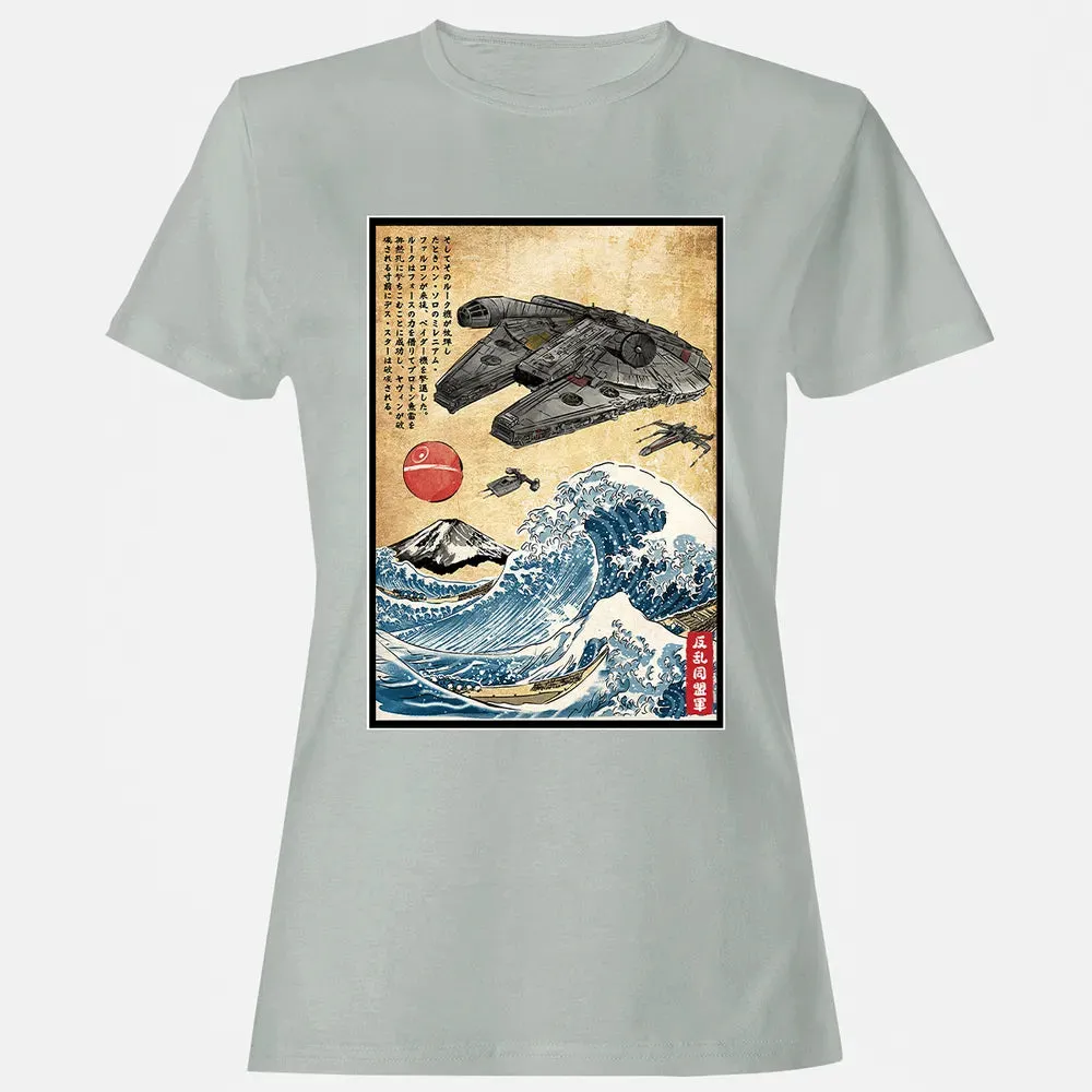 Rebels in Japan woodblock Women's T-shirt - 2