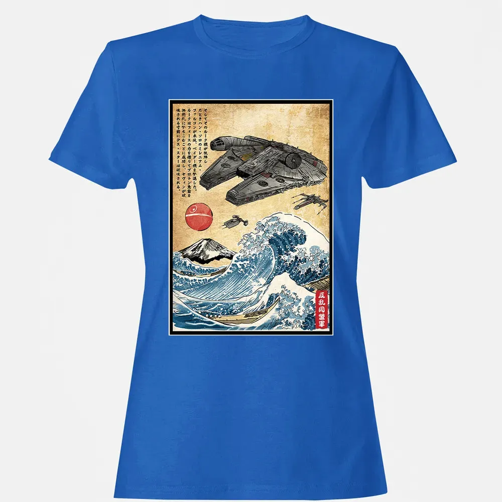 Rebels in Japan woodblock Women's T-shirt - 14