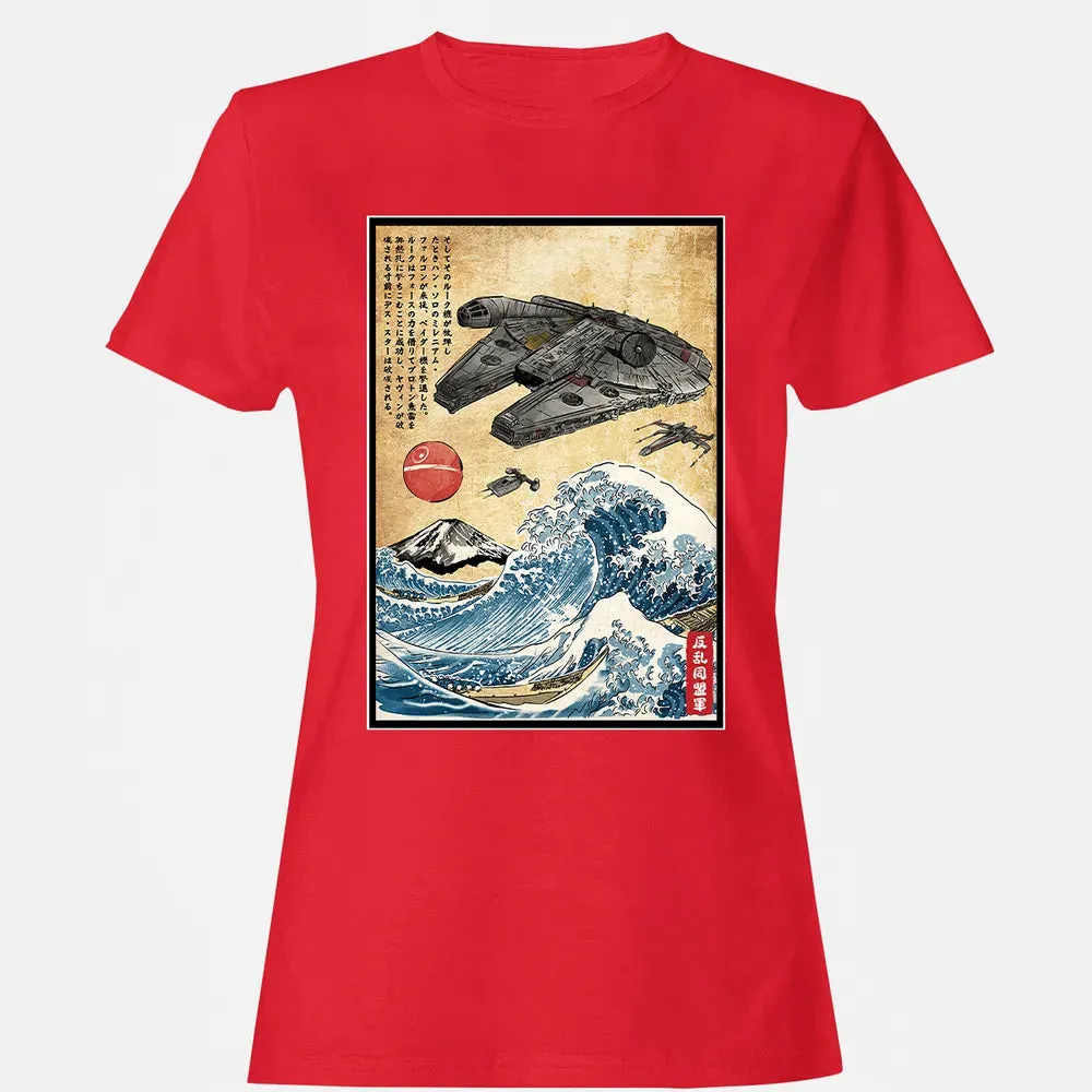 Rebels in Japan woodblock Women's T-shirt - 13