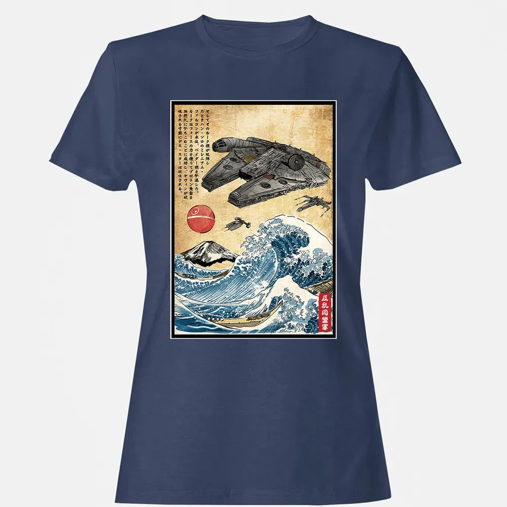 Rebels in Japan woodblock Women's T-shirt - 10