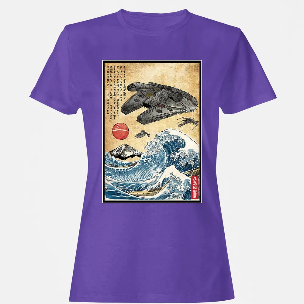 Rebels in Japan woodblock Women's T-shirt - 12